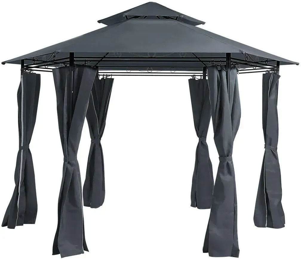 Beliani Gazebo 3,5 x 3,5 m