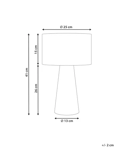 Beliani Trommelform Welmel 3