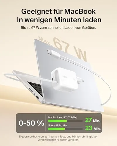Belkin USB C Ladegerät 67W 4