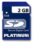Bestmedia Platinum Secure Digital Card 2 GB