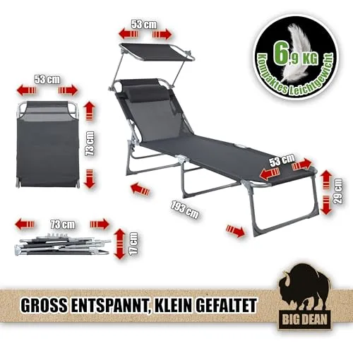 BigDean Sonnenliege 2