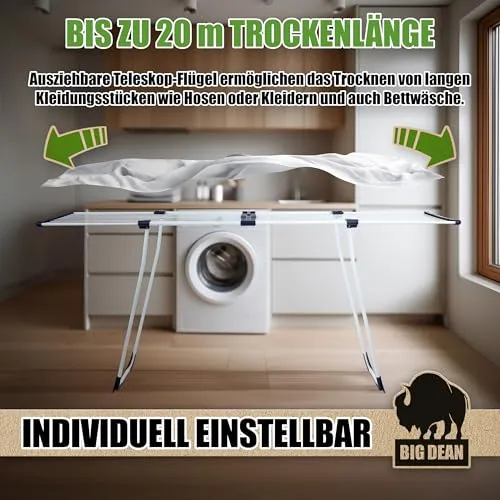 BigDean Wäscheständer 200 2