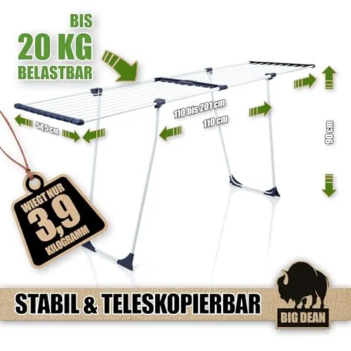 BigDean Wäscheständer 200