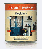 Bio Pin Decklack, Seidenglanzlack