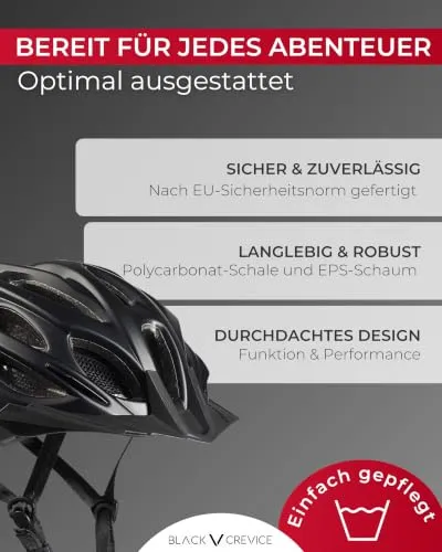 Black Crevice Fahrradhelm 4