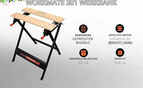 BLACK+DECKER Workmate 301 2