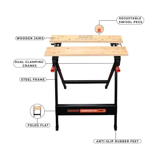 BLACK+DECKER Workmate 301 4