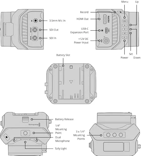 Blackmagic Design Micro Studio Kamera 4K G2 5