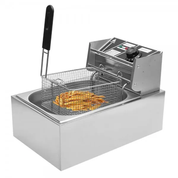 Blackpoolal Elektrische Fritteuse Silber (10L)