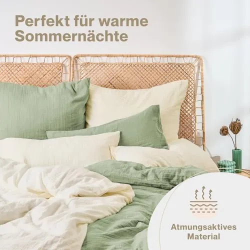 Blumtal Musselin Bettwäsche 2