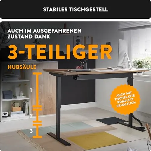 boho office Höhenverstellbarer Schreibtisch UC 5