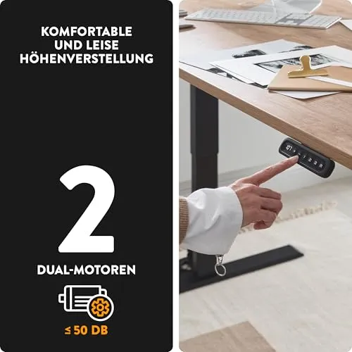 boho office Höhenverstellbarer Schreibtisch UC 6