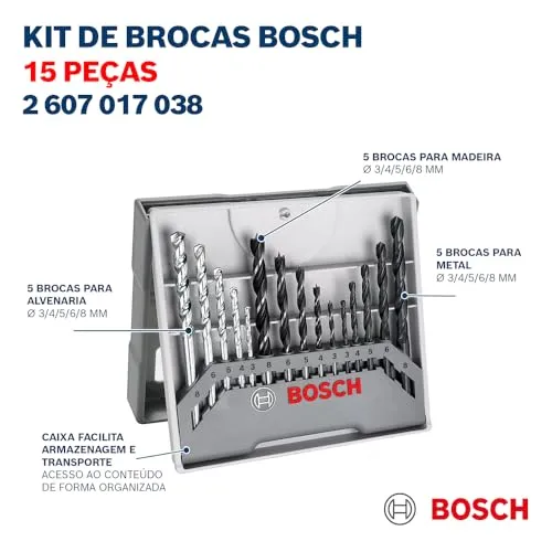 Bosch 15tlg. Bohrer-Set 5