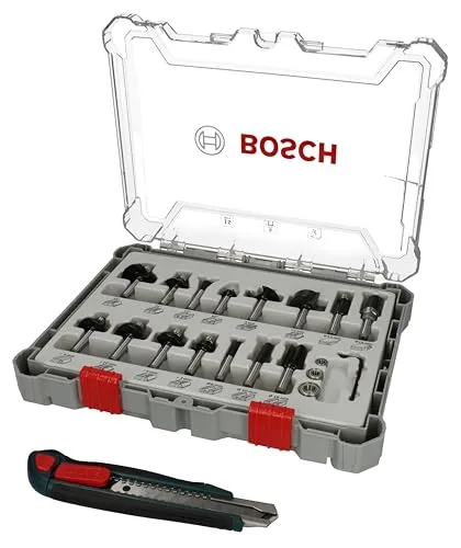 Bosch 15tlg. Fräser Set 3