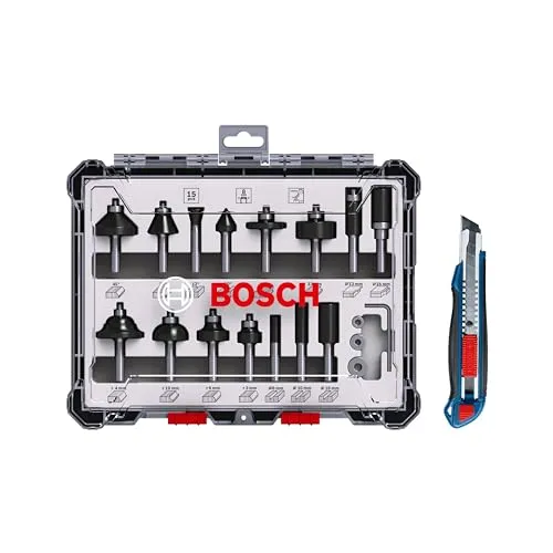 Bosch 15tlg. Fräser Set 2