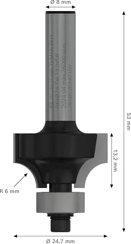 Bosch Abrundfräser Standard 3