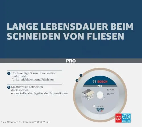 Bosch Diamanttrennscheibe Best 5