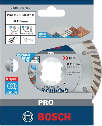 Bosch Diamanttrennscheibe Standard X-LOCK 2