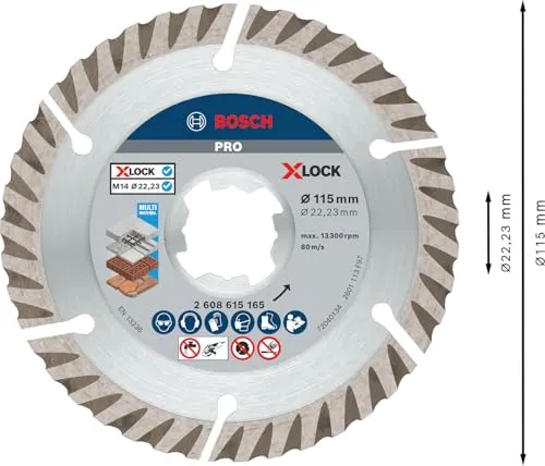 Bosch Diamanttrennscheibe Standard X-LOCK 3