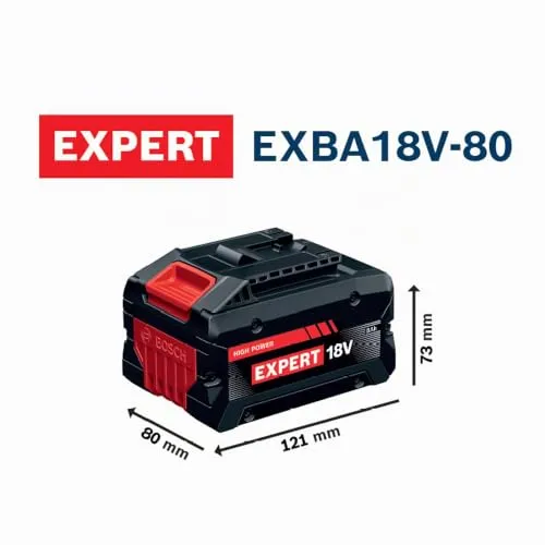 Bosch EXPERT 18V EXBA18V-80 4