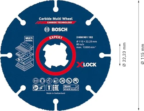 Bosch Expert Carbide Multi Wheel X-LOCK 3