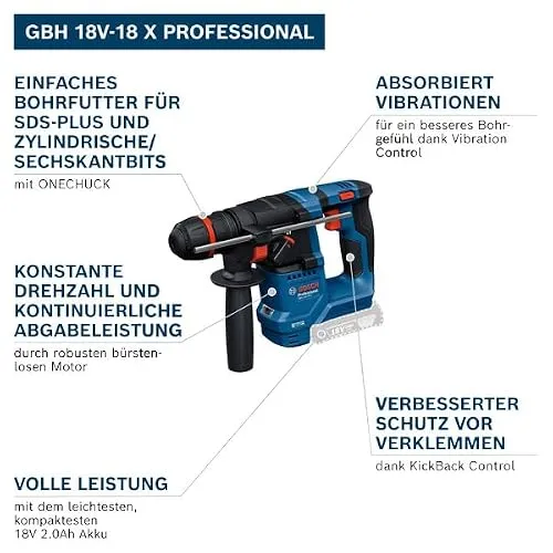 Bosch GBH 18V-18 X 2