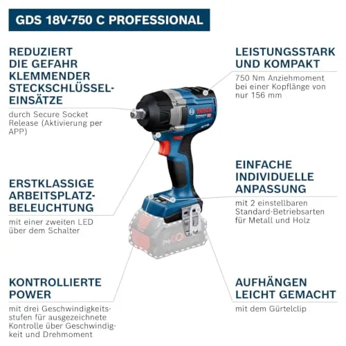 Bosch GDS18V-750 2