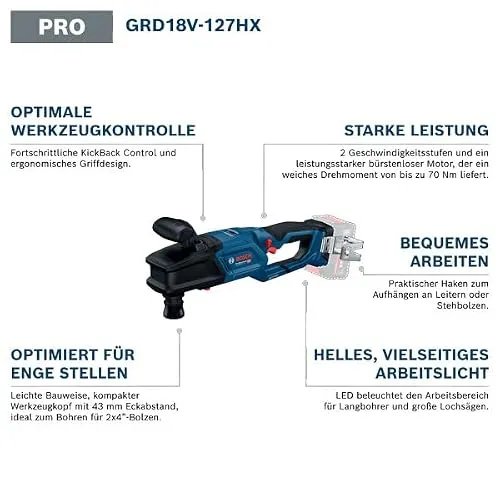 Bosch GRD 18V-127 HX 2