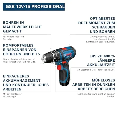 Bosch GSB 12V-15 3