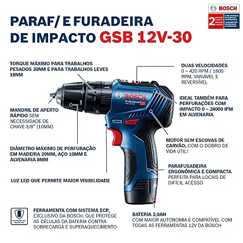 Bosch GSB 12V-30 6