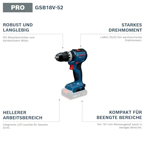 Bosch GSB18V-52 2