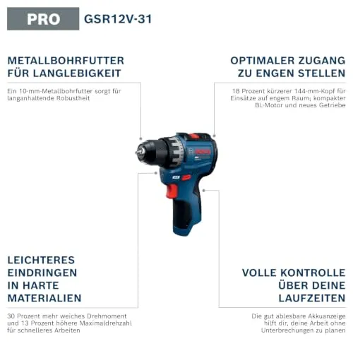 Bosch GSR12V-31 2