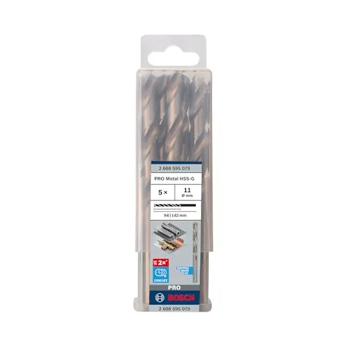 Bosch PRO Metal HSS-G Spiralbohrer 2
