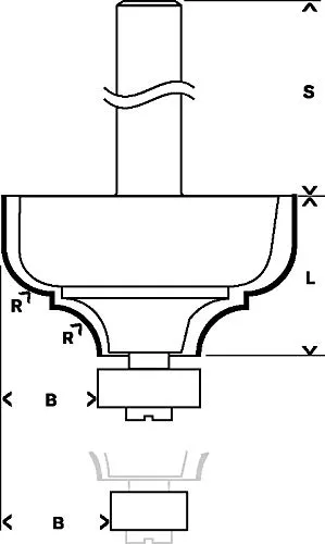 Bosch PRO Profilfräser Ogee 5