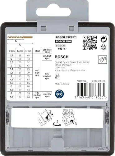 Bosch PRO Spiralbohrer-Set 4
