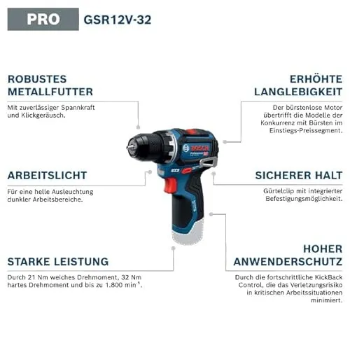 Bosch Professional GSR 12V-32 2