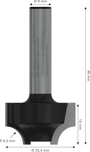 Bosch Profilfräser 2608628355 3