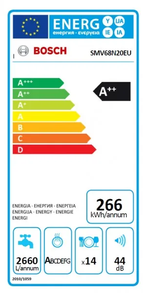 Bosch Serie 6 SMV68N20EU 2