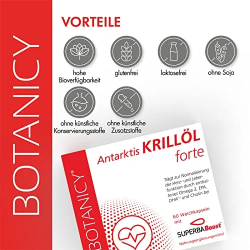 Botanicy Antarktis Krillöl Forte 3