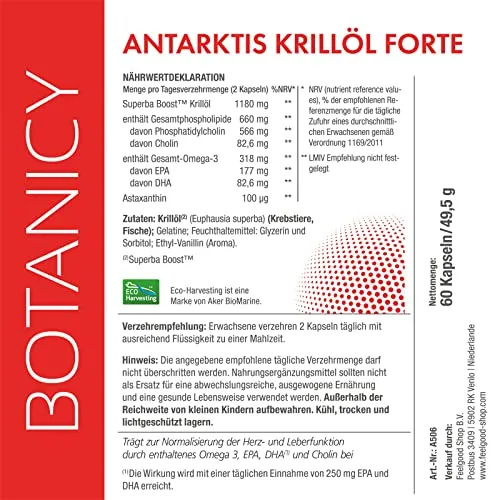 Botanicy Antarktis Krillöl Forte 4
