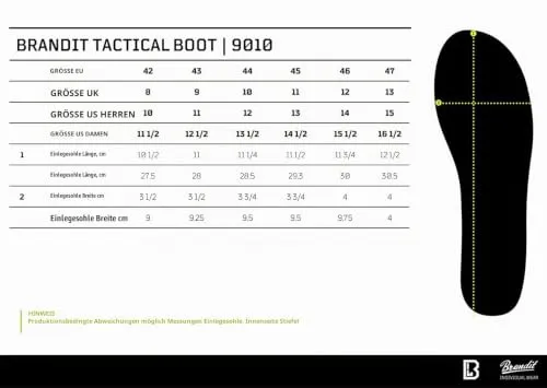 Brandit 9 Eyelet Tactical Boots 3
