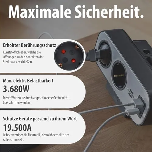 Brennenstuhl estilo Duplex 7