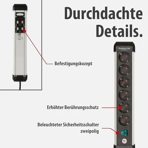 Brennenstuhl Premium-Alu-Line 4