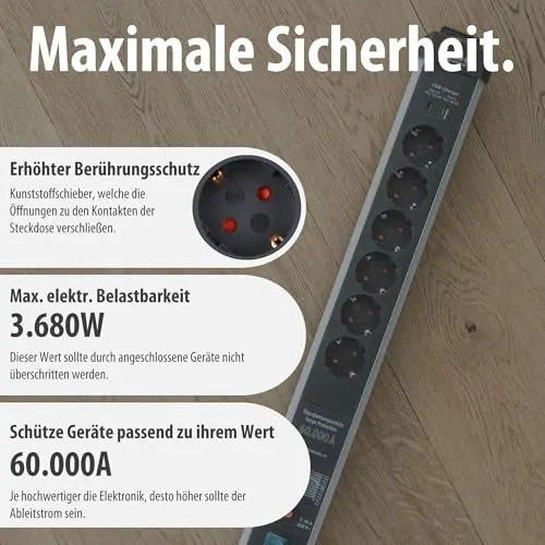 Brennenstuhl Premium-Protect-Line UC 6