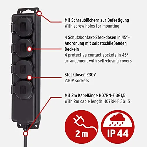 Brennenstuhl Steckdosenverteiler UC 2