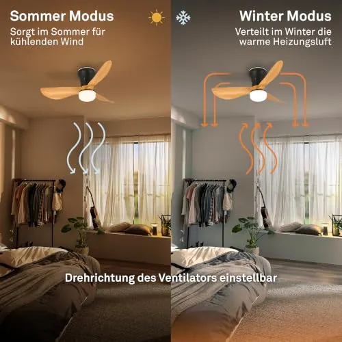 BRILONER LED Deckenventilator UC 5