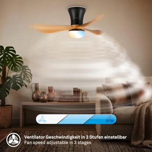 BRILONER LED Deckenventilator UC 6