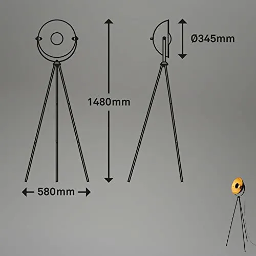 BRILONER Stehlampe Retro 7