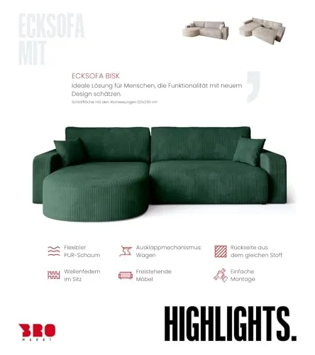 BROMARKT Ecksofa 5