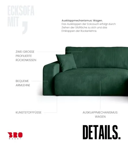 BROMARKT Ecksofa 7